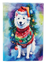 Load image into Gallery viewer, American Eskimo Christmas House Flag