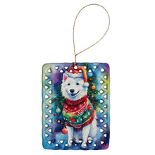 Load image into Gallery viewer, American Eskimo Christmas Porcelain Ornament
