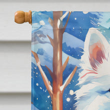 Load image into Gallery viewer, American Eskimo Christmas House Flag