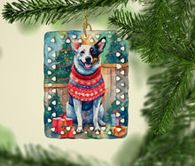 Load image into Gallery viewer, Australian Cattle Dog Christmas Porcelain Ornament