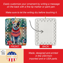 Load image into Gallery viewer, Australian Cattle Dog Christmas Porcelain Ornament