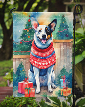 Load image into Gallery viewer, Australian Cattle Dog Christmas Garden Flag – Cozy Dog Holiday Decor with Tree &amp; Presents