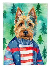 Load image into Gallery viewer, Australian Terrier Christmas House Flag