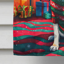 Load image into Gallery viewer, Basset Hound Christmas House Flag
