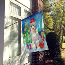 Load image into Gallery viewer, Bearded Collie Christmas House Flag