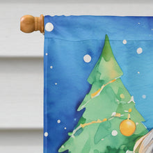 Load image into Gallery viewer, Bearded Collie Christmas House Flag