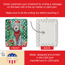 Load image into Gallery viewer, Bedlington Terrier Christmas Porcelain Ornament
