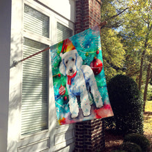 Load image into Gallery viewer, Bedlington Terrier Christmas House Flag