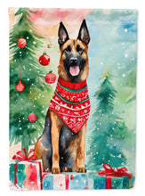Load image into Gallery viewer, Belgian Malinois Christmas House Flag