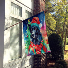 Load image into Gallery viewer, Belgian Sheepdog Christmas House Flag