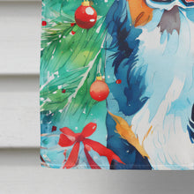 Load image into Gallery viewer, Bernese Mountain Dog Christmas House Flag