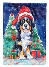 Load image into Gallery viewer, Bernese Mountain Dog Christmas Garden Flag – Cozy Dog Holiday Decor with Tree &amp; Presents