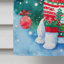 Load image into Gallery viewer, Bichon Frise Christmas House Flag