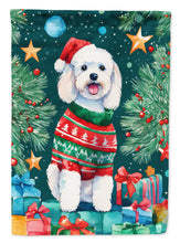 Load image into Gallery viewer, Bichon Frise Christmas House Flag
