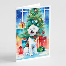 Load image into Gallery viewer, Bichon Frise Christmas Greeting Cards - Blank Note Cards – 8-Pack of Artist-Designed Cards with Envelopes