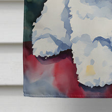 Load image into Gallery viewer, Bichon Frise Christmas House Flag