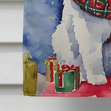 Load image into Gallery viewer, Bichon Frise Christmas House Flag
