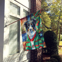 Load image into Gallery viewer, Border Collie Christmas House Flag