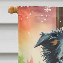 Load image into Gallery viewer, Border Collie Christmas House Flag