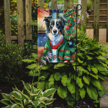 Load image into Gallery viewer, Border Collie Christmas Garden Flag – Cozy Dog Holiday Decor with Tree &amp; Presents