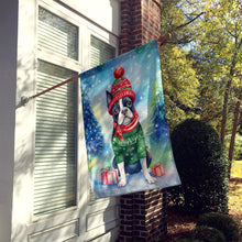 Load image into Gallery viewer, Boston Terrier Christmas House Flag