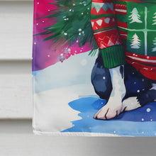 Load image into Gallery viewer, Boston Terrier Christmas House Flag