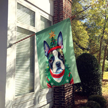 Load image into Gallery viewer, Boston Terrier Christmas House Flag