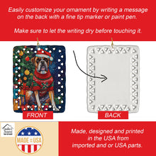 Load image into Gallery viewer, Boxer Christmas Porcelain Ornament