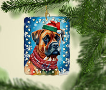 Load image into Gallery viewer, Boxer Christmas Porcelain Ornament