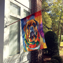 Load image into Gallery viewer, Bullmastiff Christmas House Flag