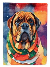 Load image into Gallery viewer, Bullmastiff Christmas House Flag
