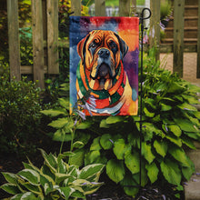 Load image into Gallery viewer, Bullmastiff Christmas Garden Flag – Cozy Dog Holiday Decor with Tree &amp; Presents