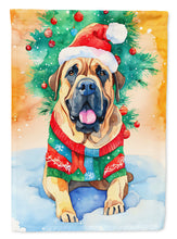 Load image into Gallery viewer, Bullmastiff Christmas House Flag