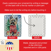 Load image into Gallery viewer, Cairn Terrier Christmas Porcelain Ornament