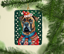 Load image into Gallery viewer, Cane Corso Christmas Porcelain Ornament
