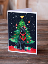 Load image into Gallery viewer, Cane Corso Christmas Greeting Cards - Blank Note Cards – 8-Pack of Artist-Designed Cards with Envelopes