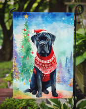 Load image into Gallery viewer, Cane Corso Christmas Garden Flag – Cozy Dog Holiday Decor with Tree &amp; Presents