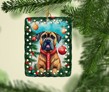 Load image into Gallery viewer, Cane Corso Christmas Porcelain Ornament