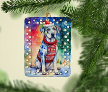 Load image into Gallery viewer, Catahoula Christmas Porcelain Ornament