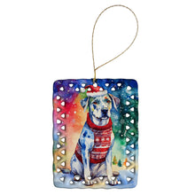Load image into Gallery viewer, Catahoula Christmas Porcelain Ornament