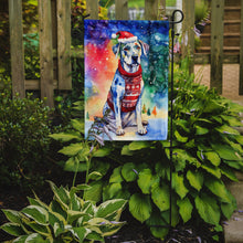 Load image into Gallery viewer, Catahoula Christmas Garden Flag – Cozy Dog Holiday Decor with Tree &amp; Presents