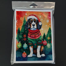 Load image into Gallery viewer, Cavalier Spaniel Christmas Greeting Cards - Blank Note Cards – 8-Pack of Artist-Designed Cards with Envelopes