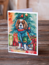 Load image into Gallery viewer, Cavalier Spaniel Christmas Greeting Cards - Blank Note Cards – 8-Pack of Artist-Designed Cards with Envelopes