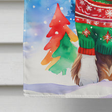 Load image into Gallery viewer, Cavalier Spaniel Christmas House Flag