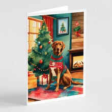 Load image into Gallery viewer, Chesapeake Bay Retriever Christmas Greeting Cards - Blank Note Cards – 8-Pack of Artist-Designed Cards with Envelopes