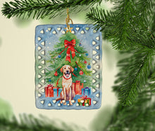 Load image into Gallery viewer, Chesapeake Bay Retriever Christmas Porcelain Ornament