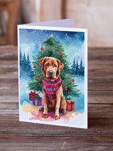 Load image into Gallery viewer, Chesapeake Bay Retriever Christmas Greeting Cards - Blank Note Cards – 8-Pack of Artist-Designed Cards with Envelopes