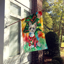 Load image into Gallery viewer, Chinese Crested Christmas House Flag
