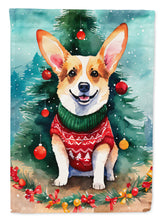 Load image into Gallery viewer, Corgi Christmas House Flag