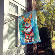 Load image into Gallery viewer, Corgi Christmas House Flag